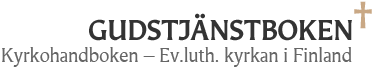 Gudstjanstboken - Ev.-luth. kyrkan i Finland